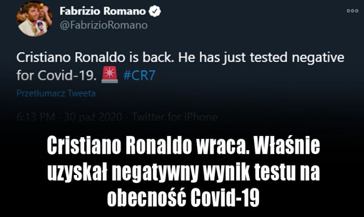 CRISTIANO RONALDO WRACA DO GRY!